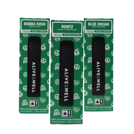 Alive & Well THCa Live Resin All-in-One - 1 Gram - Hybrid