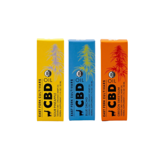 East Fork Cultivars Organic Full Spectrum CBD Oil 1000mg - Single Cultivar