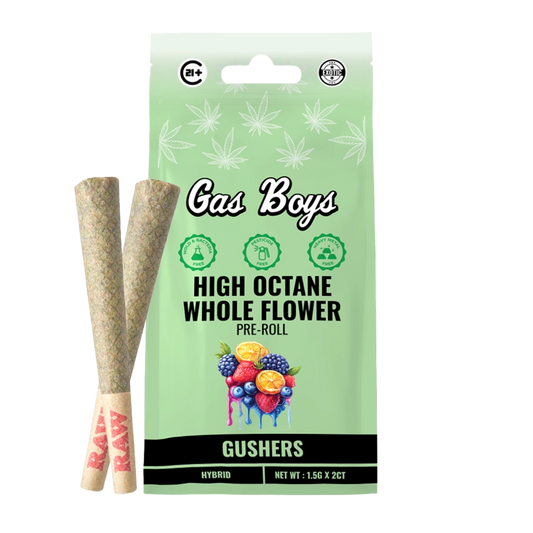 Gas Boys Whole Flower THCA Pre Roll 1.5 Grams x 2 - Hybrid