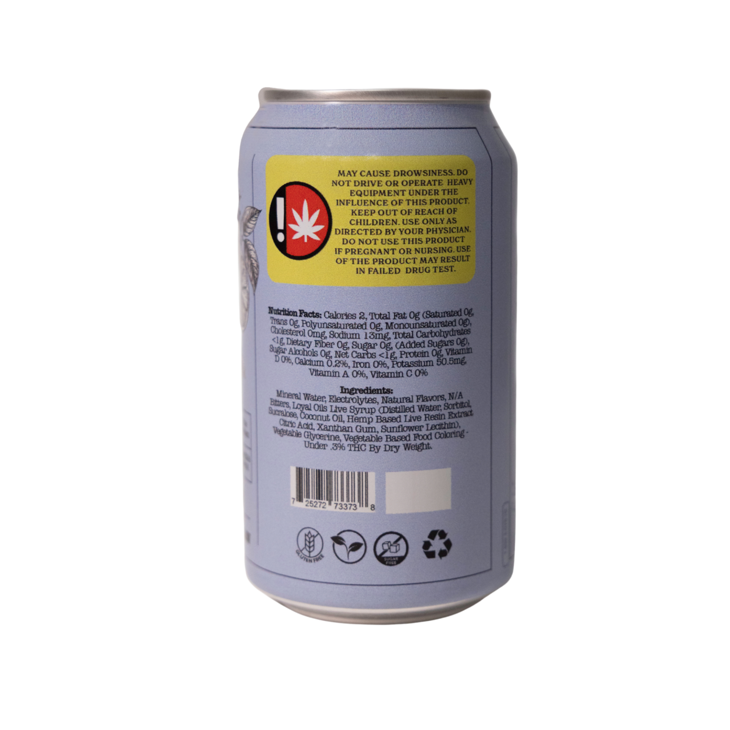 Loyal Oils Delta 9 THC Live Resin Infused Drink 12 oz. - 10mg