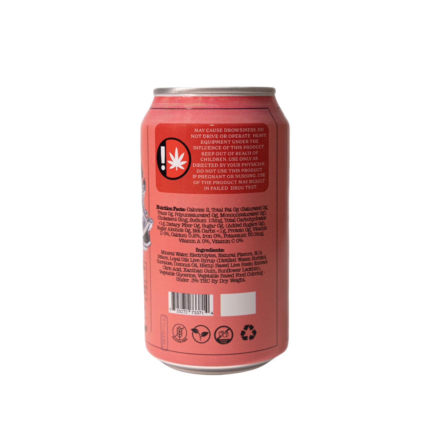 Loyal Oils Delta 9 THC Live Resin Infused Drink 12 oz. - 10mg