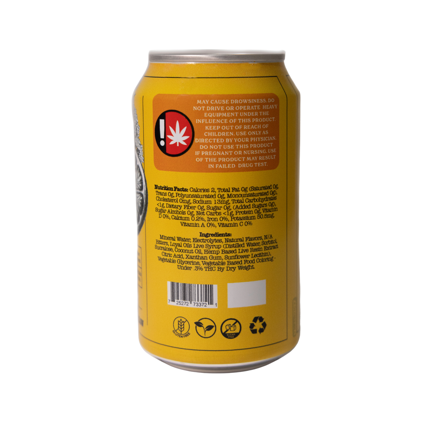 Loyal Oils Delta 9 THC Live Resin Infused Drink 12 oz. - 10mg